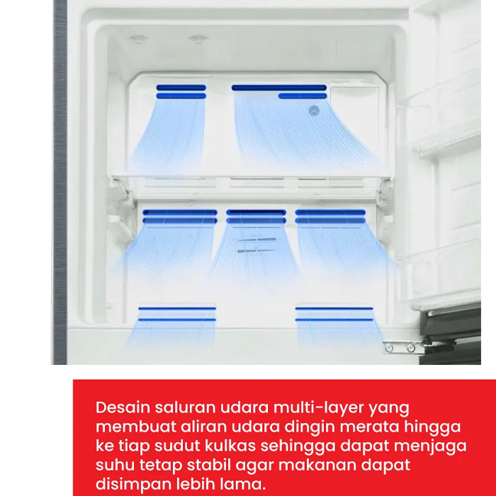 Toshiba Kulkas 2 Pintu Anti Bakteri Non Inverter 180 L - GR-B22-ISP | GRB22ISP